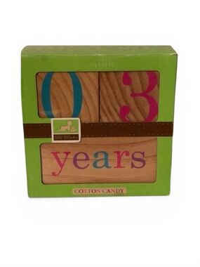 BB Blocks for Photographs by Cotton Candy - Age Year Months Grade - NWOT